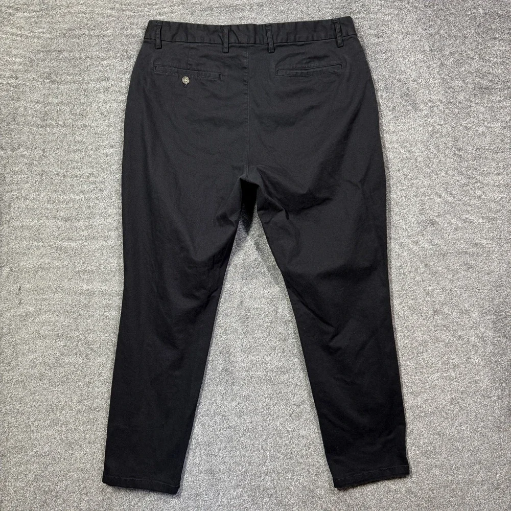 Old Navy Pants Mens 34x30 Athletic Built-In Flex Chino Black Stretch Cotton